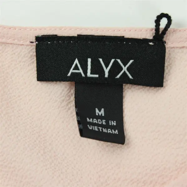 Alyx Pale Pink 3/4 Butterfly Sleeve V-Neck Top Women's Medium