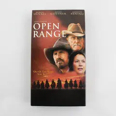 Open Range VHS 2004 Release feat. Robert Duvall Kevin Costner Annette Bening