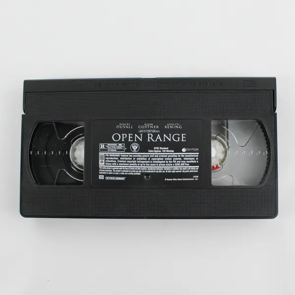 Open Range VHS 2004 Release feat. Robert Duvall Kevin Costner Annette Bening