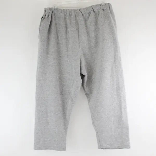 Hanes Her Way Light Gray Cropped Sweatpants Women's XL