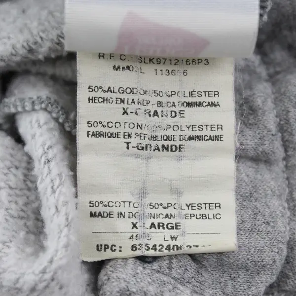 Hanes Her Way Light Gray Cropped Sweatpants Women's XL