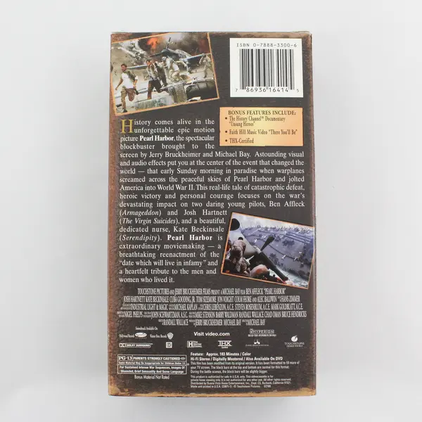 Pearl Harbor 2001 60th Anniversary Commemorative Edition VHS
