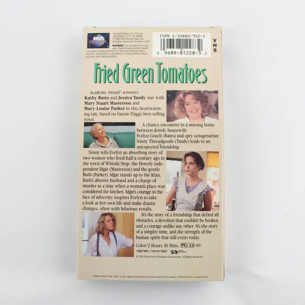Fried Green Tomatoes VHS Kathy Bates & Jessica Tandy MCA Home Video 1992