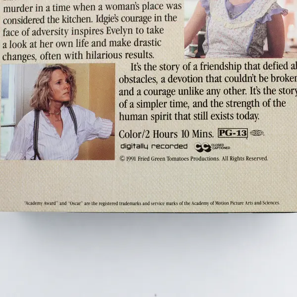 Fried Green Tomatoes VHS Kathy Bates & Jessica Tandy MCA Home Video 1992