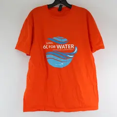 Gildan World Vision Global 6K for Water Orange T-Shirt Adult Large