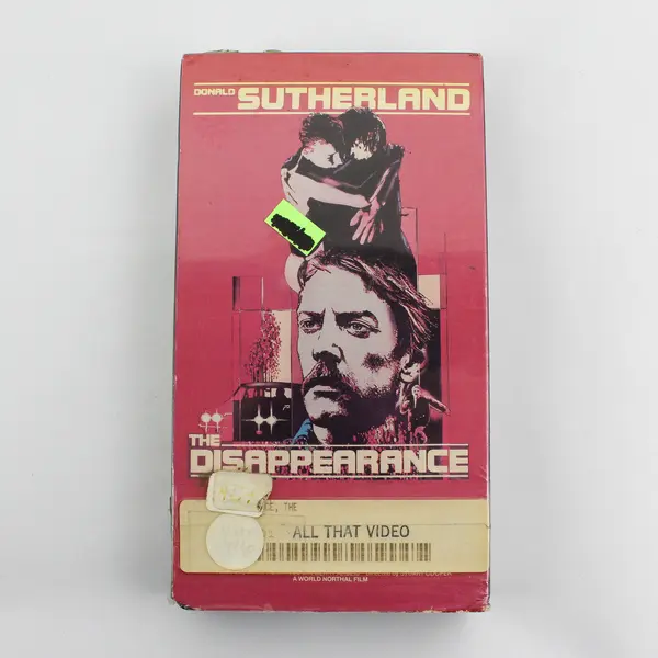 The Disappearance (1977) Donald Sutherland VHS Vestron Video 1984 