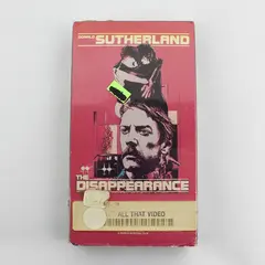 The Disappearance (1977) Donald Sutherland VHS Vestron Video 1984 