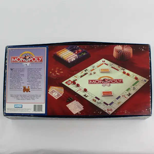 Monopoly Deluxe Edition Vintage 1995 Parker Brothers  Complete
