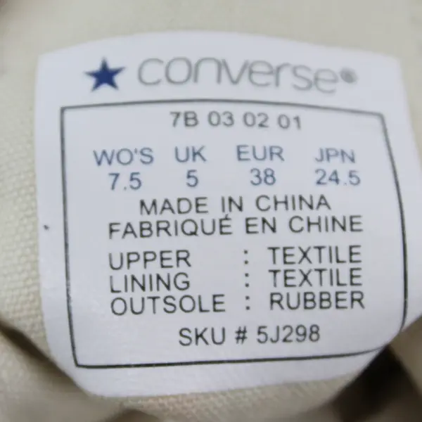 Converse Chuck Taylor All Star Womens 7.5 White Blue Floral Low Top Sneakers