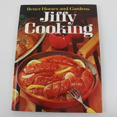 Better Homes & Gardens Jiffy Cooking 1973 Vintage Hardcover Book