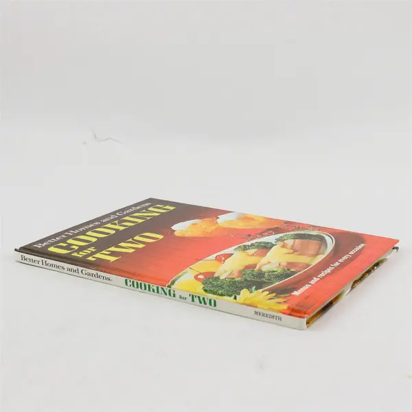 Better Homes and Gardens Cooking for Two Hardcover Cookbook Vintage