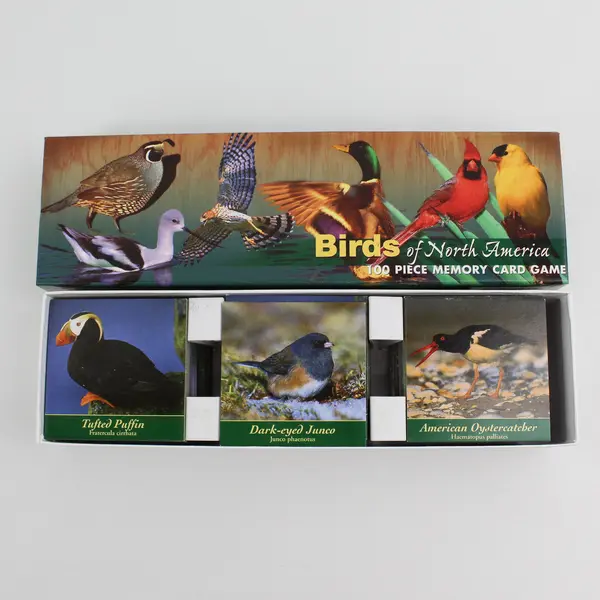 Impact Lot 2 100Pc Mem Card Game North American Wildlife Birds of North America