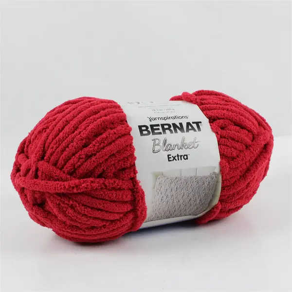 Yarnspirations Bernat Blanket EXTRA Crimson Jumbo (7) - 97yds 10.5oz/300g