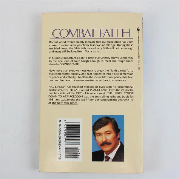 Combat Faith by Hal Lindsey 1986 Vintage Paperback Book