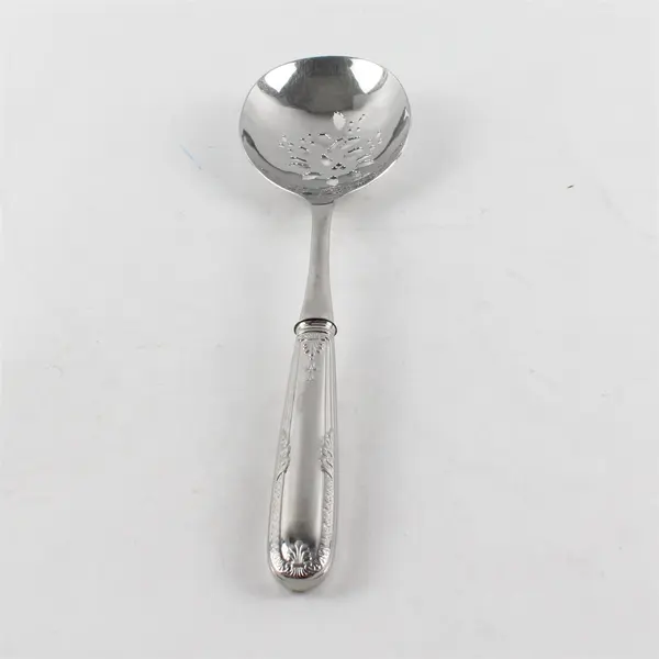 Ricci Impero Stainless Steel Large Slotted Serving Spoon 12"