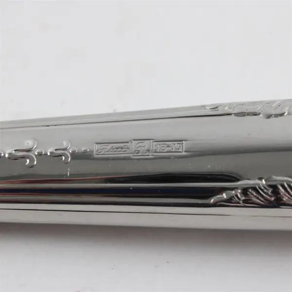 Ricci Impero Stainless Steel Large Slotted Serving Spoon 12"