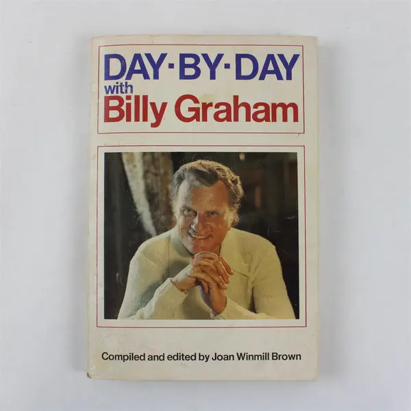 Day By Day With Billy Graham 1976 Paperback Book Good Pre-Owned