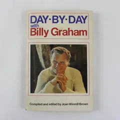 Day By Day With Billy Graham 1976 Paperback Book Good Pre-Owned