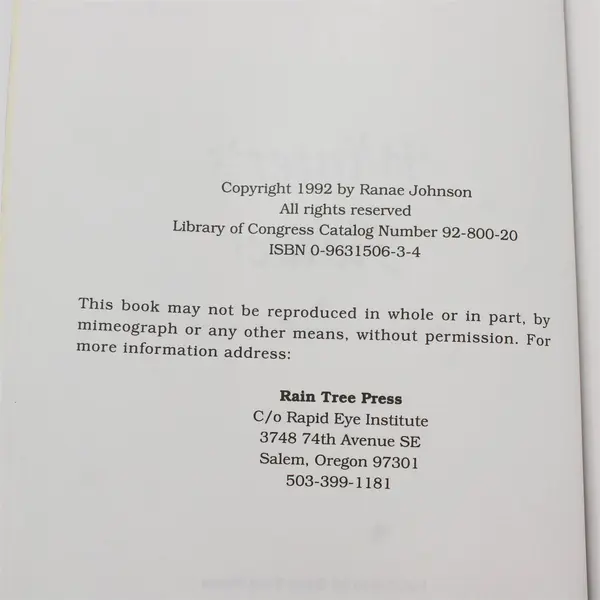 Winter's Flower A Journey That Led to Rapid Eye Technology Ranae Johnson 1992
