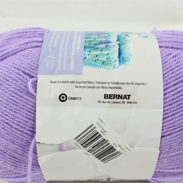 Bernat Baby Sport - Lavender - 10.5oz 1077yds - Light (3) Acrylic Yarn