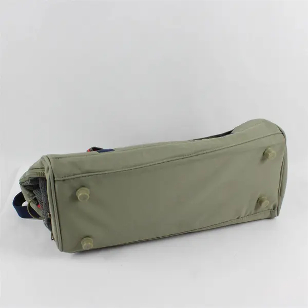 Soft Sided Pet Carrier Olive Green w/Shoulder Strap & 2 Handles