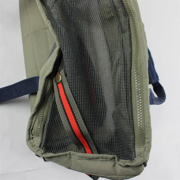 Soft Sided Pet Carrier Olive Green w/Shoulder Strap & 2 Handles