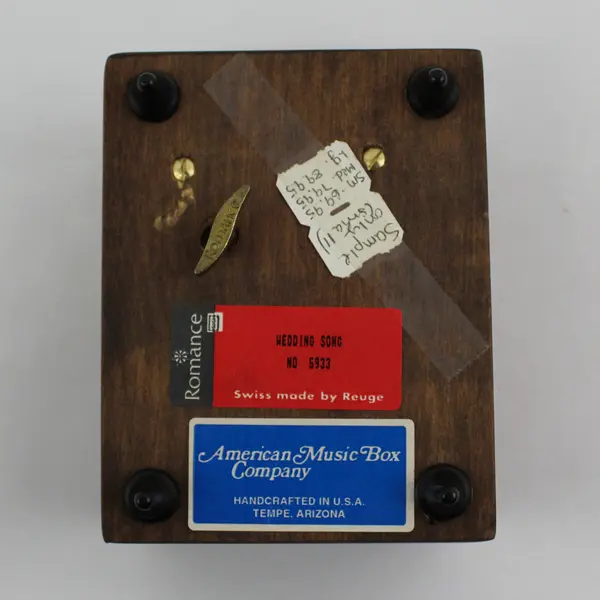 Vintage Swiss Reuge 5933 Wedding Song Music Box Dealer Sample