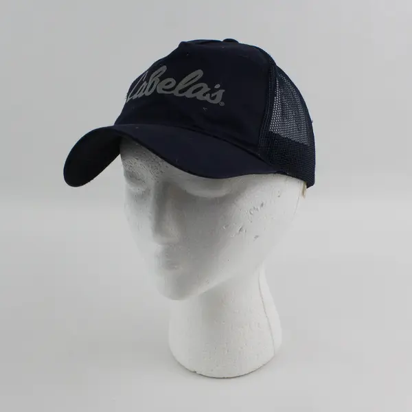  Cabela's Hat Cap Snap Back Youth One Size Blue Mesh Trucker Outdoor Logo