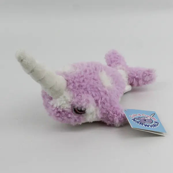 Applause Narwhal Plush Lavender Soft Cuddly Stuffed Animal 9.5"