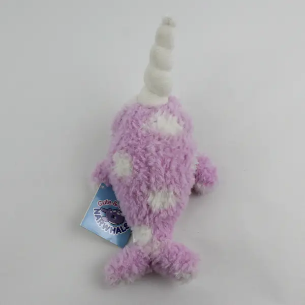 Applause Narwhal Plush Lavender Soft Cuddly Stuffed Animal 9.5"