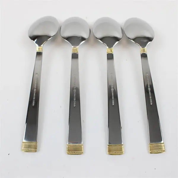 Set of 4 International Stainless Place Spoons INS435
