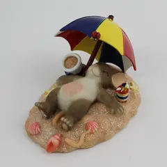 Charming Tails Fitz & Floyd You Sizzle Sunbathing Mouse 83/115 Resin Figurine