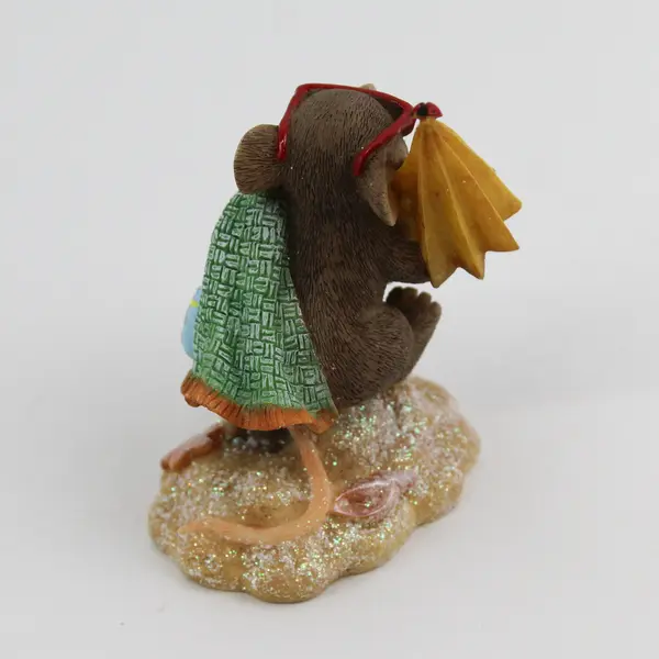 2000 Fitz & Floyd Charming Tails  Headin' For The Beach Resin Figurine 83/107