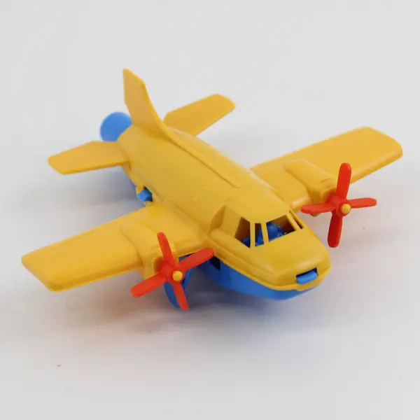 Lot of 2 Vintage Bruder Turbo Prop Kazoo Plastic Airplane Whistle Toy  
