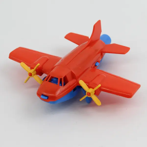 Lot of 2 Vintage Bruder Turbo Prop Kazoo Plastic Airplane Whistle Toy  