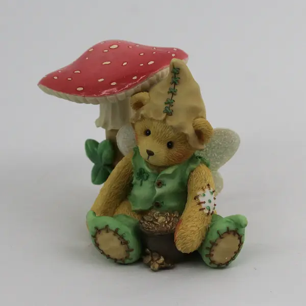 1996 Cherished Teddies By Enesco Ryan "I'm Green With Envy For You" 203041