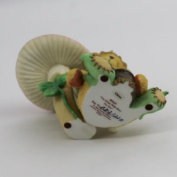 1996 Cherished Teddies By Enesco Ryan "I'm Green With Envy For You" 203041