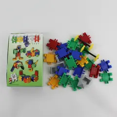 CLICS Toys Building Blocks Lot 27 Pieces Used Loose with Box