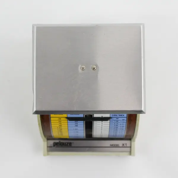 Vintage 1991 PELOUZE Small Postal Weight Scale Model X1 Capacity 16 oz x 1/2 oz