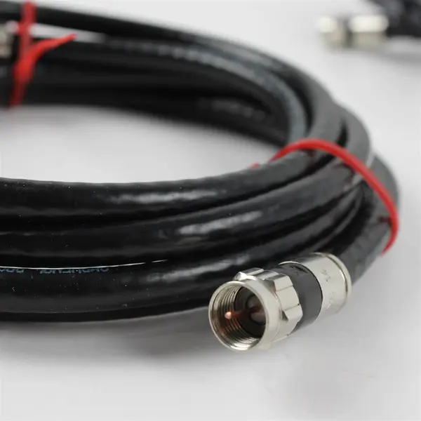 Lot of 4 Untested Coaxial Cables - Pre-owned, Untested