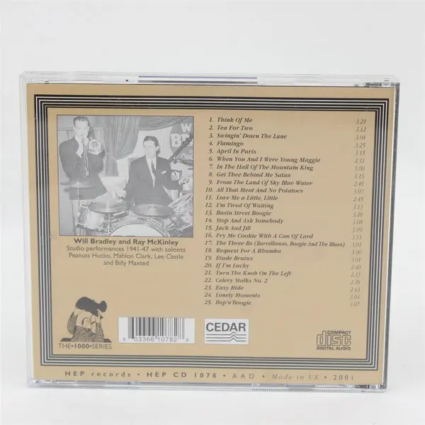 Swingin' Down The Lane by Will Bradley CD, Jan-2001, Hep (UK)