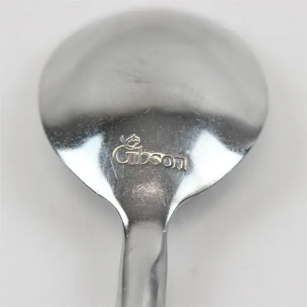 Lot of 4 Gibson Polished Contour Teaspoons
