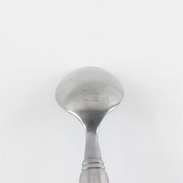 Lot of Four Stainless Gibson  Place/Oval Spoons in the Pattern Sidewalk Cafe