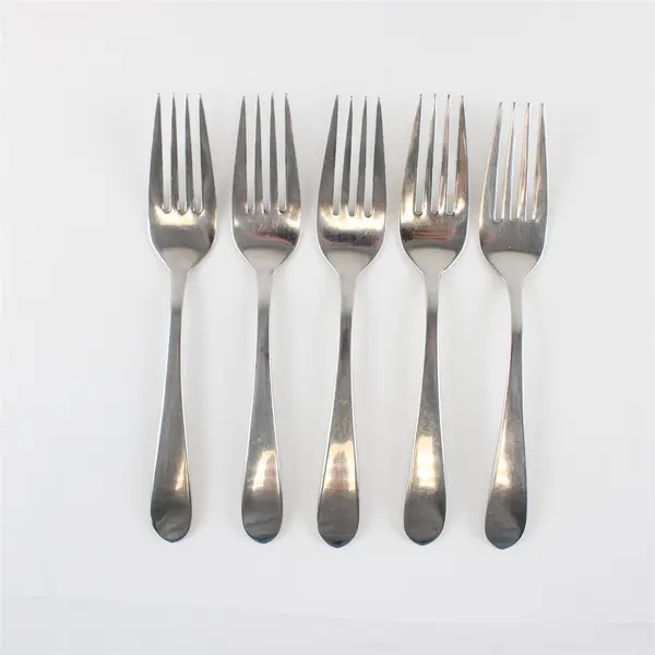 Lot of Five 18/8 Stainless Salad Forks from International in the Pattern INS647