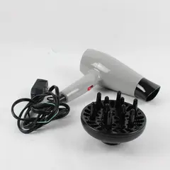 Conair Gray Hairdryer Model 314 with Diffuser Attachment - Tested Works