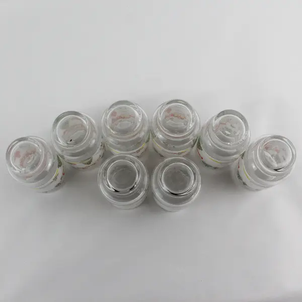 Set of 8 Sango Silent Night Glass Tumblers ~ 10 oz 
