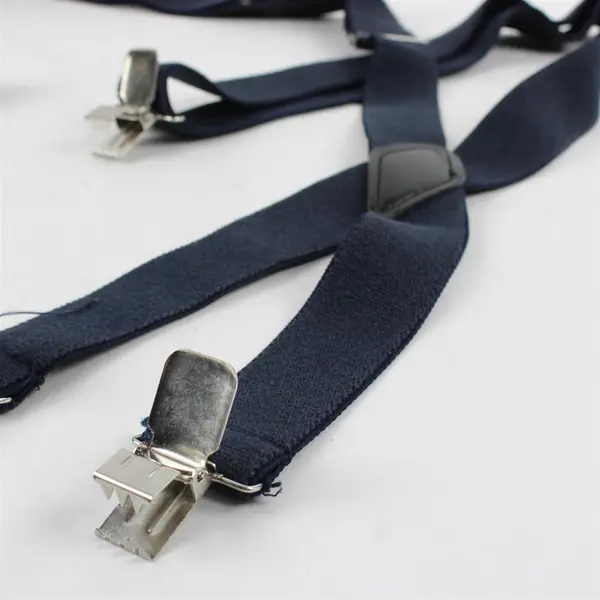 Lot of 4 Men's Suspenders Black Red and Navy