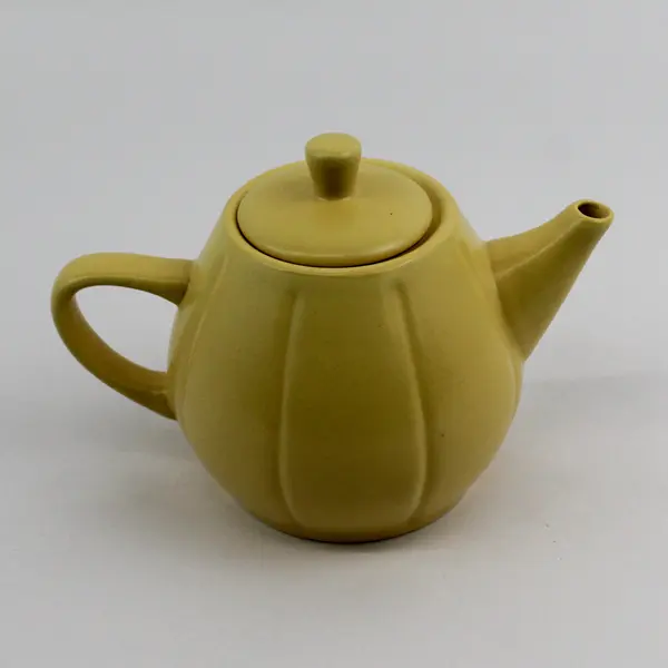 MSRF Inc. Yellow Ceramic Teapot