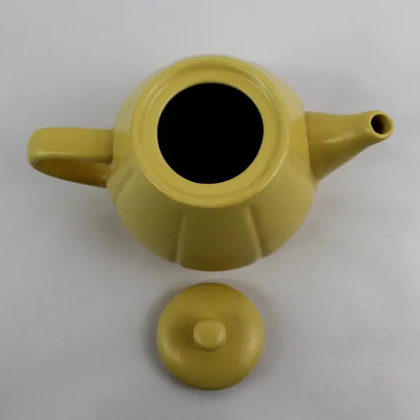 MSRF Inc. Yellow Ceramic Teapot