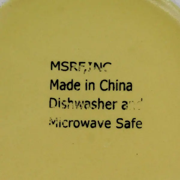 MSRF Inc. Yellow Ceramic Teapot